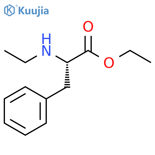 ethyl 2-(ethylamino)-3-phenylpropanoate structure