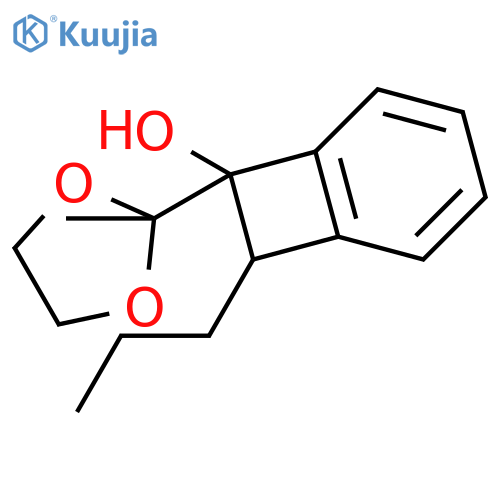 Bicyclo[4.2.0]octa-1,3,5-trien-7-ol, 7-(2-methyl-1,3-dioxolan-2-yl)-8-propyl- structure
