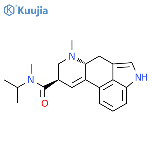 Ergoline-8-carboxamide, 9,10-didehydro-N,6-dimethyl-N-(1-methylethyl)-, (8b)- structure