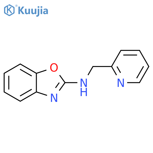 N-(Pyridin-2-yl)methyl-1,3-benzoxazol-2-amine structure