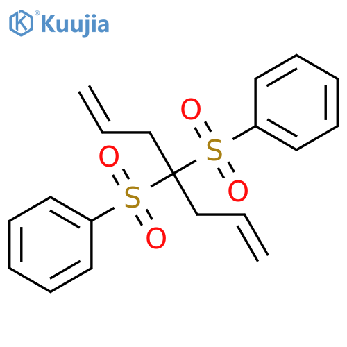 Benzene, 1,1'-[[1-(2-propenyl)-3-butenylidene]bis(sulfonyl)]bis- structure