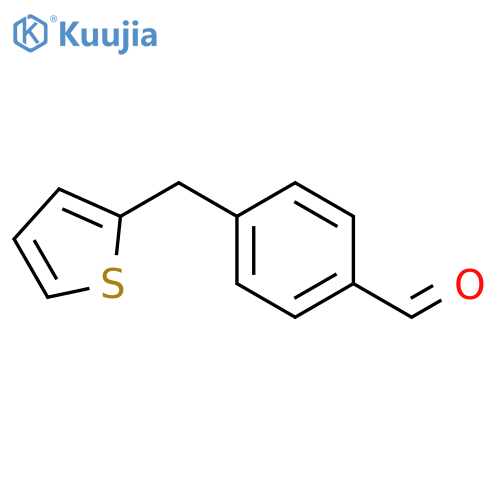 4-(Thien-2-ylmethyl)benzaldehyde structure
