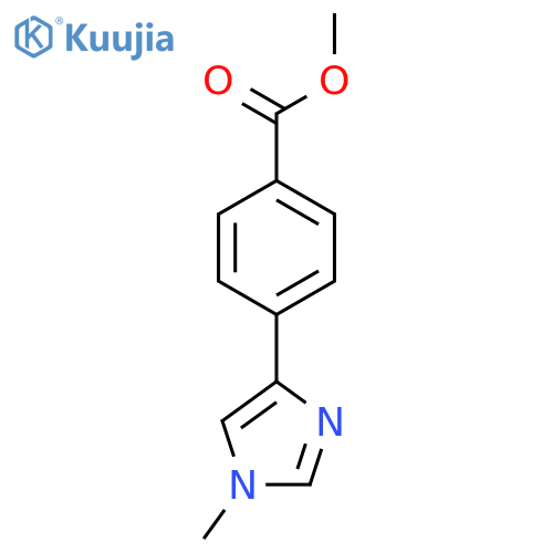 4-(1-methyl-1H-imidazol-4-yl)-Benzoic acid methyl ester structure