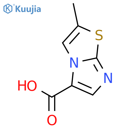 2-methylimidazo2,1-b1,3thiazole-5-carboxylic acid structure