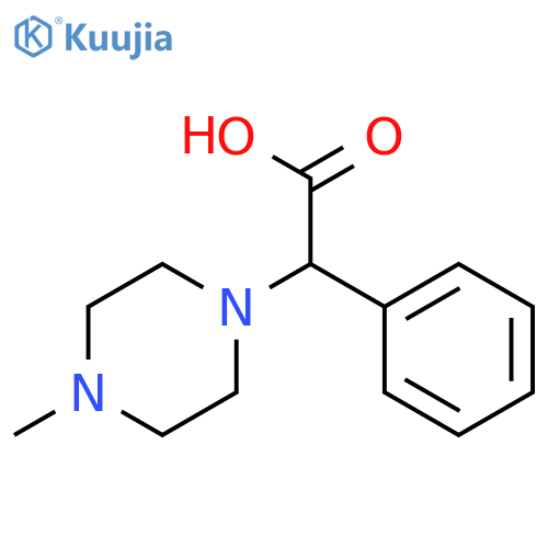 (2r)-2-(4-methylpiperazin-1-yl)-2-phenyl-acetic Acid structure