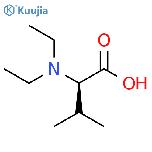 (R)-2-(Diethylamino)-3-methylbutanoic acid structure