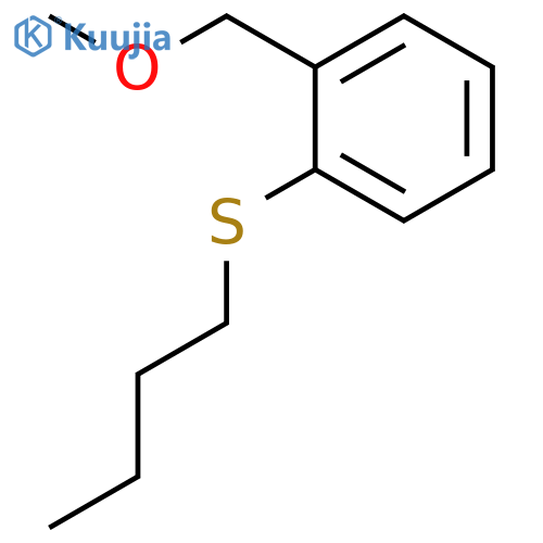 Benzene, 1-(butylthio)-2-(methoxymethyl)- structure