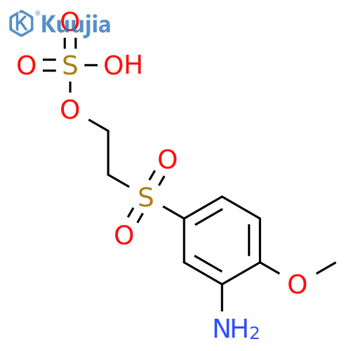 2-[(3-amino-4-methoxyphenyl)sulp structure