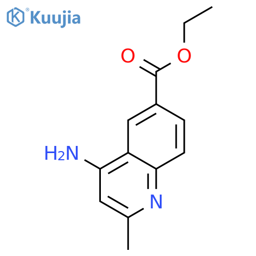 ethyl4-amino-2-methylquinoline-6 structure