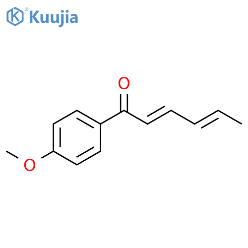 2,4-Hexadien-1-one, 1-(4-methoxyphenyl)-, (E,E)- structure