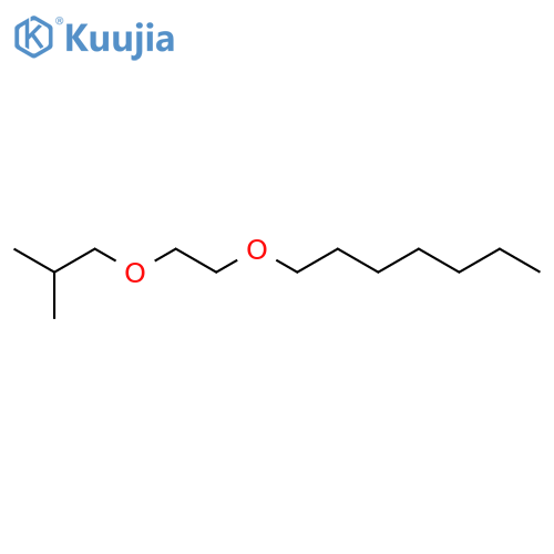 1-[2-(2-methylpropoxy)ethoxy]heptane structure