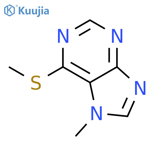 7H-Purine,7-methyl-6-(methylthio)- structure