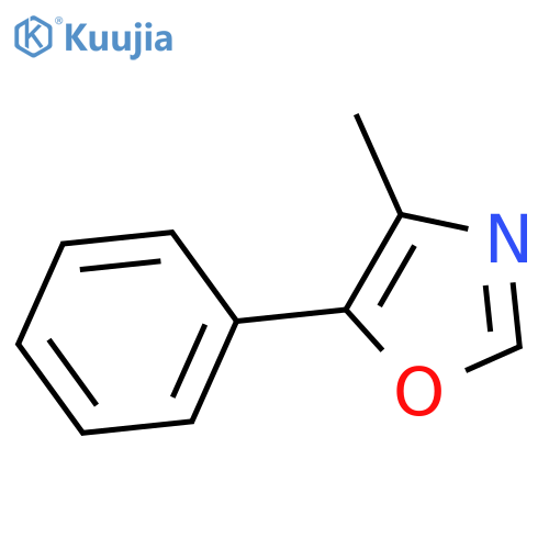 4-methyl-5-phenyl-1,3-oxazole structure