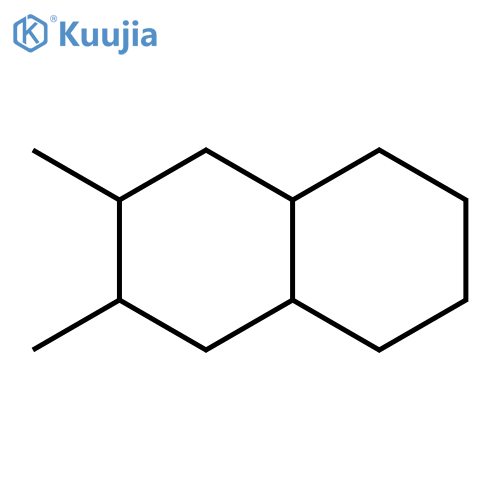 Naphthalene,decahydro-2,3-dimethyl- structure