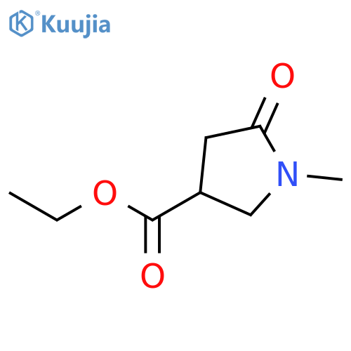 Ethyl 1-methyl-5-oxopyrrolidine-3-carboxylate structure