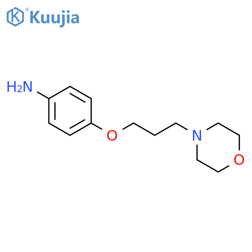 4-(3-Morpholinopropoxy)aniline structure