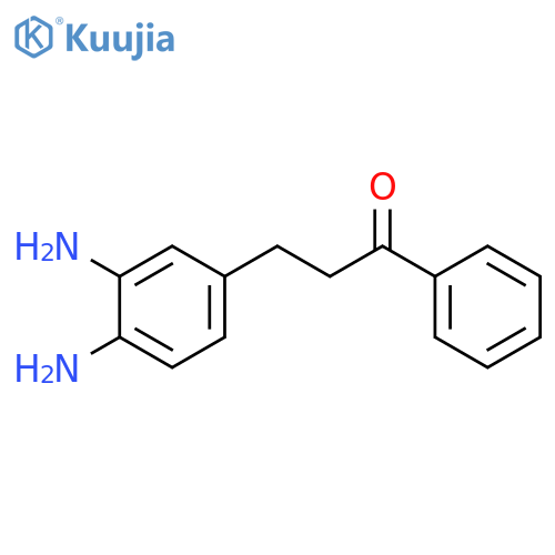 1-Propanone, 3-(3,4-diaminophenyl)-1-phenyl- structure