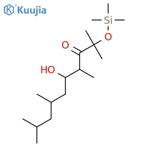3-Decanone, 5-hydroxy-2,4,7,9-tetramethyl-2-[(trimethylsilyl)oxy]- structure
