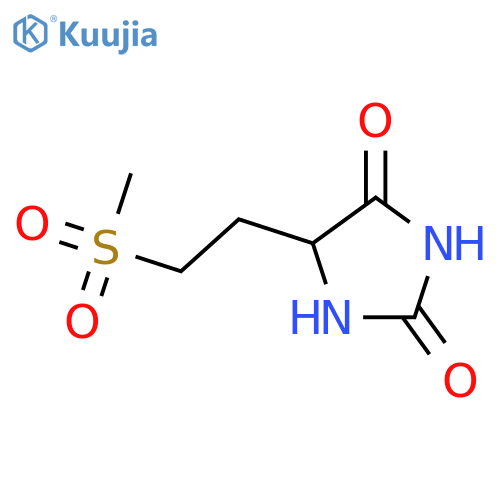5-(2-Methanesulfonylethyl)imidazolidine-2,4-dione structure