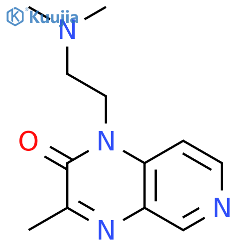 Pyrido[3,4-b]pyrazin-2(1H)-one,1-[2-(dimethylamino)ethyl]-3-methyl- structure