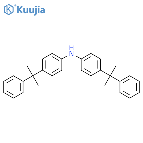Bis(4-(2-phenylpropan-2-yl)phenyl)amine structure