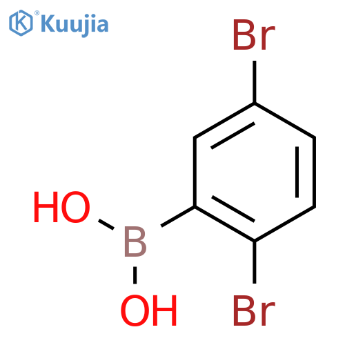 2,5-Dibromophenylboronic acid structure