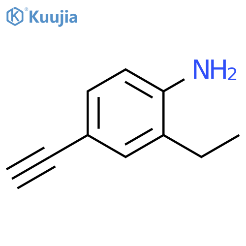 2-Ethyl-4-ethynylaniline structure