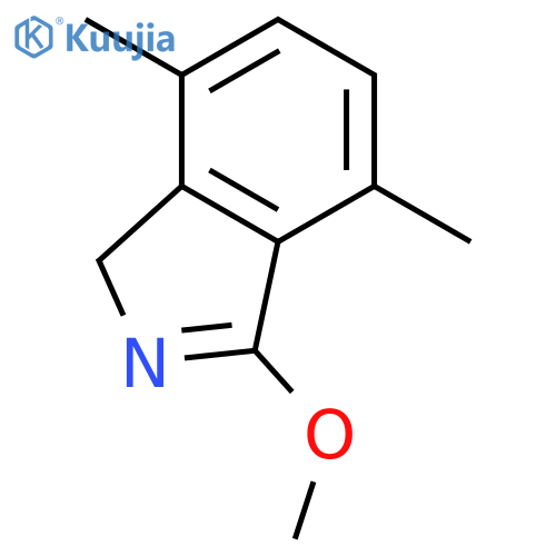 1H-Isoindole, 3-methoxy-4,7-dimethyl- structure