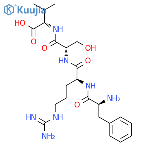 L-Valine, L-phenylalanyl-L-arginyl-L-seryl- structure