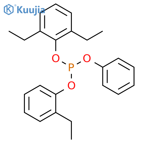 Phosphorous acid, 2,6-diethylphenyl 2-ethylphenyl phenyl ester structure