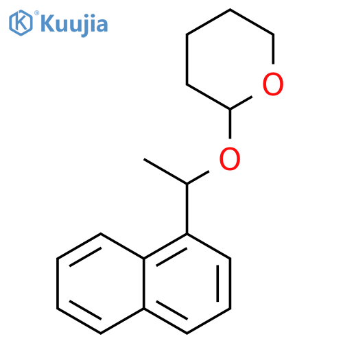 2H-Pyran, tetrahydro-2-[1-(1-naphthalenyl)ethoxy]- structure