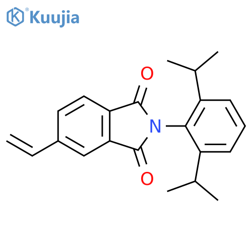 1H-Isoindole-1,3(2H)-dione, 2-[2,6-bis(1-methylethyl)phenyl]-5-ethenyl- structure
