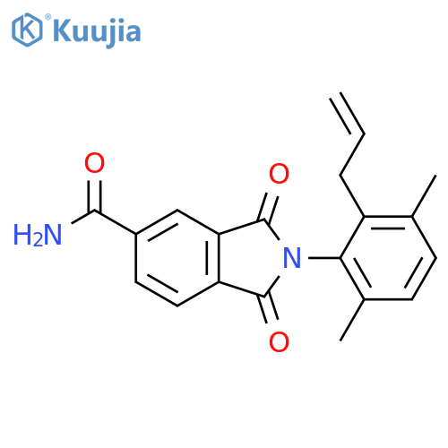 1H-Isoindole-5-carboxamide,2-[3,6-dimethyl-2-(2-propenyl)phenyl]-2,3-dihydro-1,3-dioxo- structure
