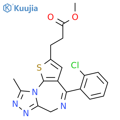 4-(2-Chlorophenyl)-9-methyl-6H-thieno3,2-f1,2,4triazolo4,3-a1,4diazepine-2-propanoic Acid Methyl Ester structure