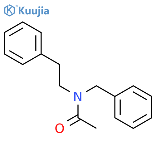 Acetamide, N-(2-phenylethyl)-N-(phenylmethyl)- structure