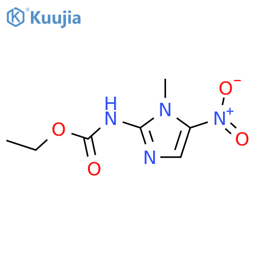 Carbamic acid,(1-methyl-5-nitro-1H-imidazol-2-yl)-, ethyl ester (9CI) structure