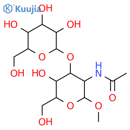 Methyl 2-Acetamido-2-deoxy-3-O-(ß-D-galactopyranosyl)-β-D-glucopyranoside structure