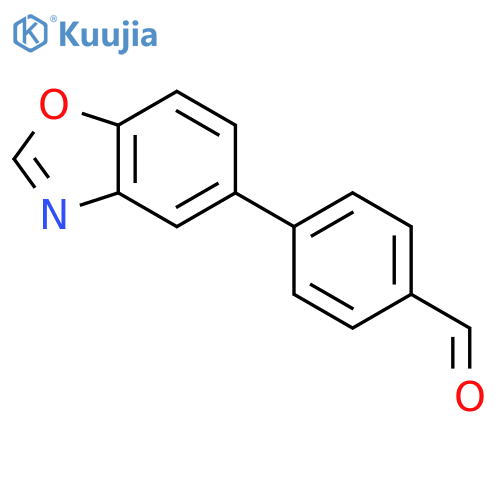 4-(1,3-Benzoxazol-5-yl)benzaldehyde structure