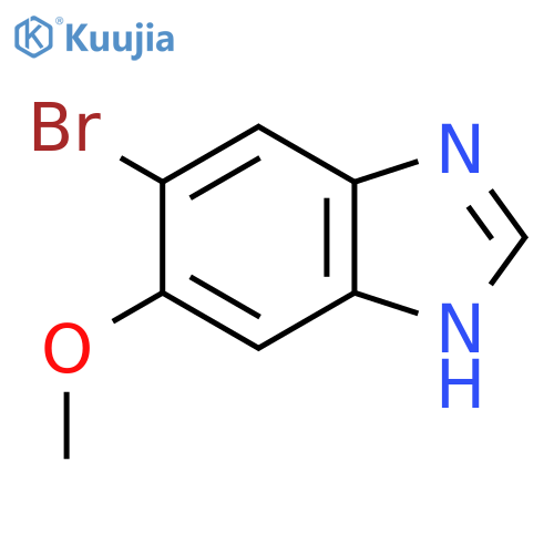 5-Bromo-6-methoxybenzoimidazole structure