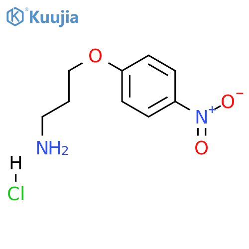 3-(4-Nitrophenoxy)-1-propanaMine HCl structure