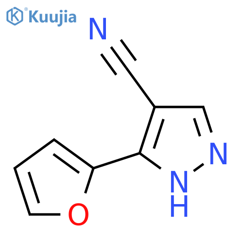 3-(furan-2-yl)-1h-pyrazole-4-carbonitrile structure