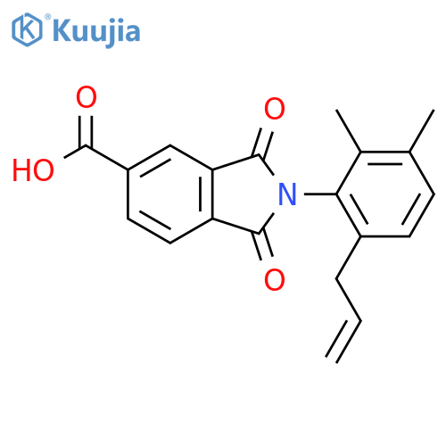 1H-Isoindole-5-carboxylic acid,2-[2,3-dimethyl-6-(2-propenyl)phenyl]-2,3-dihydro-1,3-dioxo- structure