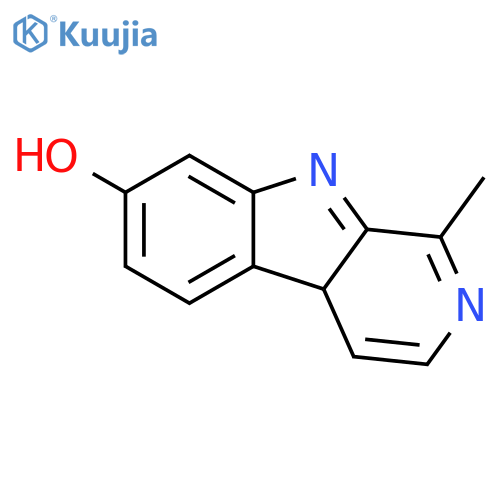 1-methyl-4aH-Pyrido[3,4-b]indol-7-ol structure