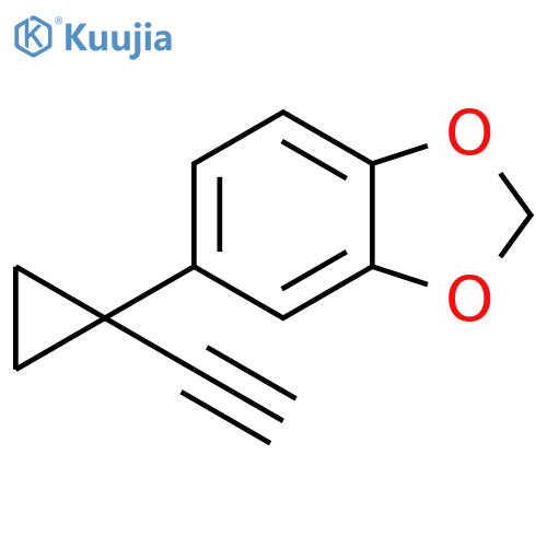 5-(1-ethynylcyclopropyl)-1,3-dioxaindane structure