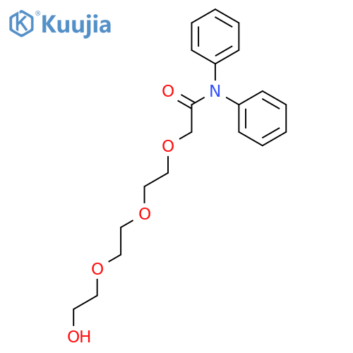 Acetamide, 2-[2-[2-(2-hydroxyethoxy)ethoxy]ethoxy]-N,N-diphenyl- structure