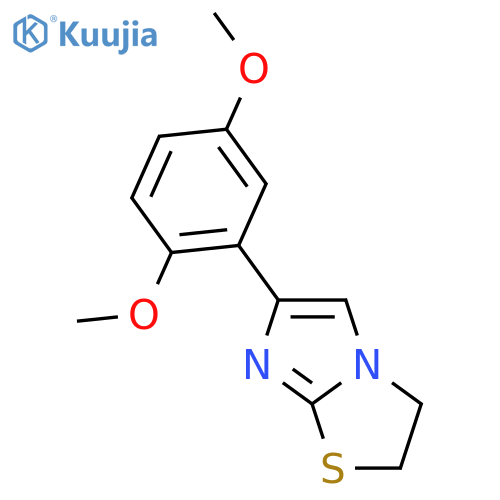 Imidazo[2,1-b]thiazole,6-(2,5-dimethoxyphenyl)-2,3-dihydro- structure