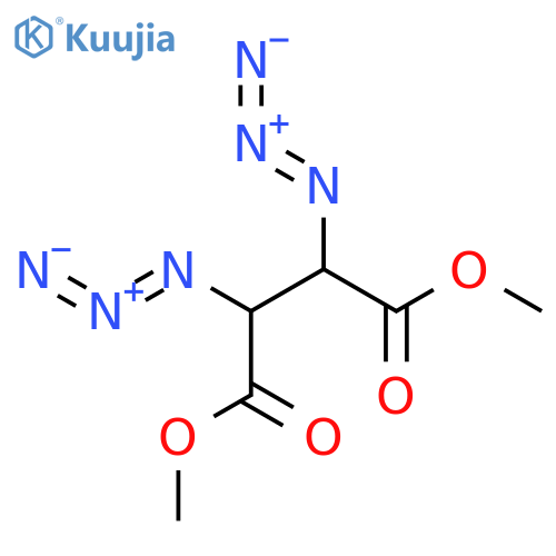 Butanedioic acid, 2,3-diazido-, dimethyl ester structure