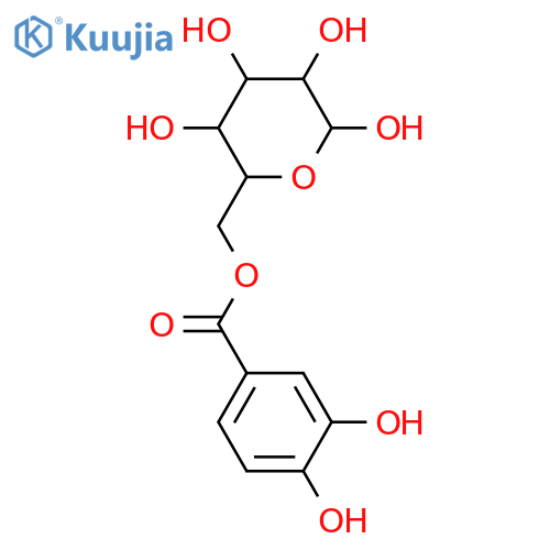 6-O-(3,4-Dihydroxybenzoyl)glucose; D-Pyranose-form structure