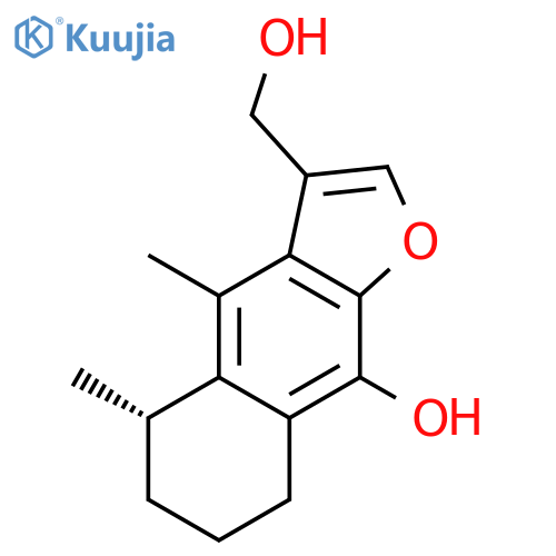 Naphtho[2,3-b]furan-3-methanol, 5,6,7,8-tetrahydro-9-hydroxy-4,5-dimethyl-, (S)- structure