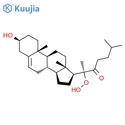 Cholest-5-en-22-one, 20-hydroperoxy-3-hydroxy-, (3b,20S)- structure
